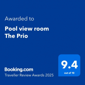 Pool view room The Prio